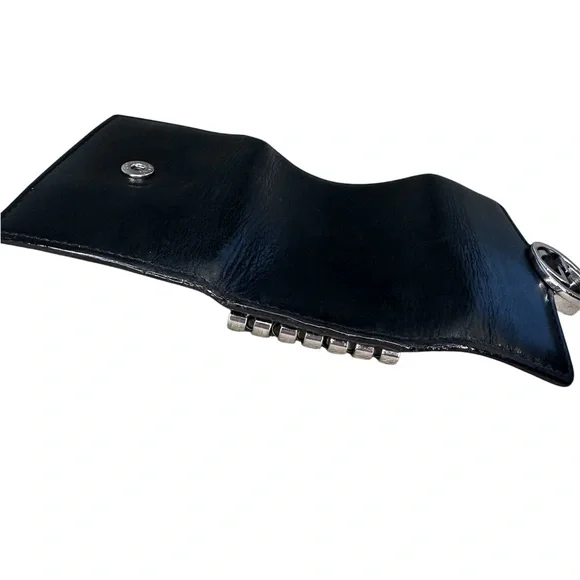 Gucci Black Leather key holder /Wallet with Silver Interlocking G - Picture 11 of 11